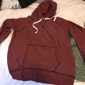 Blue and red j crew hoodie